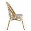 Chevron Wicker Outdoor Chair