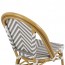 Chevron Wicker Outdoor Chair