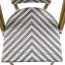 Chevron Wicker Outdoor Chair