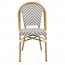 Chevron Wicker Outdoor Chair