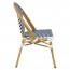 Chevron Wicker Outdoor Chair