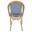 Chevron Wicker Outdoor Chair