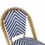 Chevron Wicker Outdoor Chair