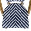 Chevron Wicker Outdoor Chair