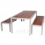 Commercial Outdoor Table and Bench Set