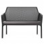 Contemporary Outdoor 2 Seater Lounge with Cushion