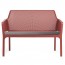 Contemporary Outdoor 2 Seater Lounge with Cushion