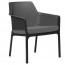 Contemporary Lounge Chair - Charcoal - Gray Cushion