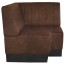 Corner Booth Seating Ribbed Back