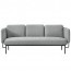 Corsa Three Seater Upholstered Reception Lounge