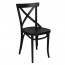 Cross Back Bentwood Chair A-8810/1 - Black