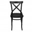 Cross Back Bentwood Chair A-8810/1 - Black