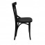 Cross Back Bentwood Chair A-8810/1 - Black