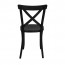 Cross Back Bentwood Chair A-8810/1 - Black