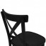 Cross Back Bentwood Chair A-8810/1 - Black
