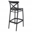 Cross Back Outdoor Bar Stool 75cm