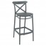 Cross Back Outdoor Bar Stool 75cm