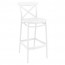 Cross Back Outdoor Bar Stool 75cm