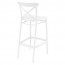 Cross Back Outdoor Bar Stool 75cm