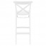 Cross Back Outdoor Bar Stool 75cm