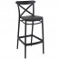 Cross Back Outdoor Bar Stool