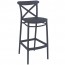 Cross Back Outdoor Bar Stool