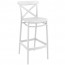 Cross Back Outdoor Bar Stool