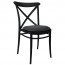 Cross Back Outdoor Chair Upholstered