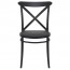 Cross Back Outdoor Dining Chair Stackable