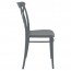 Cross Back Outdoor Dining Chair Stackable