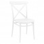 Cross Back Outdoor Dining Chair Stackable