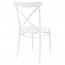 Cross Back Outdoor Dining Chair Stackable