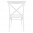 Cross Back Outdoor Dining Chair Stackable