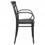 Cross Back Outdoor XL Arm Chair Stackable
