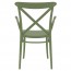 Cross Back Outdoor XL Arm Chair Stackable