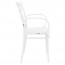 Cross Back Outdoor XL Arm Chair Stackable