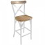 Cross Back Bar Stool