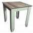 Recycled Wood Cafe Table Custom Colour