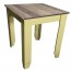 Recycled Wood Cafe Table Custom Colour