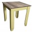 Recycled Wood Cafe Table Custom Colour