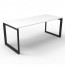 Deluxe Rapid Infinity 1 Person Single Sided Loop Leg Workstation No Screen D-ILLS1P1275 NW/BL-1200