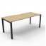Deluxe Rapid Infinity 1 Person Single Sided Profile Leg Workstation No Screen D-IPLS1P1275 NO/BL-1200