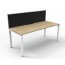 Deluxe Rapid Infinity 1 Person Single Sided Profile Leg Workstation With Screen D-IPLSWS1P1275 NO/WS-1200