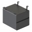 Deluxe Infinity 2-Drawer Haning Pedestal