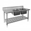 FED Double Right Sink Bench with Pot Undershelf DSB7-1800R/A-2