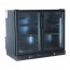 DW976 Williams Topaz Two Door Exterior and Interior Bottle Cooler Black