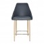 Elda Counter Stool Birch Steel Legs 66cm