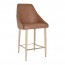 Elda Counter Stool Birch Steel Legs 66cm