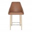Elda Counter Stool Birch Steel Legs 66cm