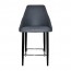 Elda Counter Stool Black Steel Legs 66cm 